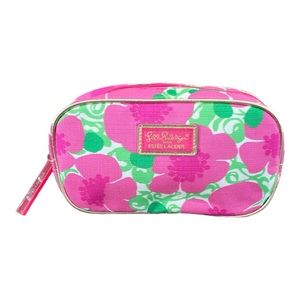 Estee Lauder Lilly Pulitzer Design cosmetics Bag.